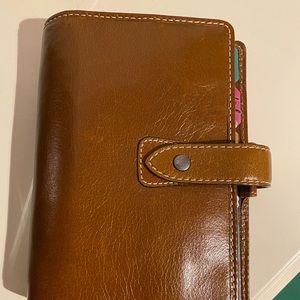 Filofax Leather Planner Personal Size Ring Binder